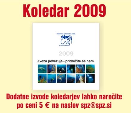 Koledarji SPZ 2009